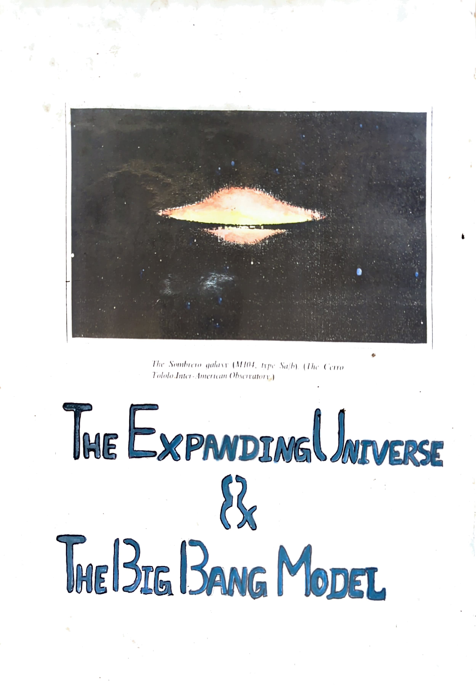 Cover - The Sombrero Galaxy (M104, type Sa/b), Cerro Tololo Inter-American Observatory